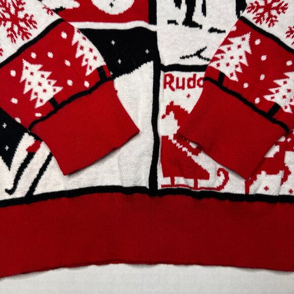 SEASONS GREETINGS Men’s Christmas Sweater Size M (Bx 1) - Picture 6 of 8